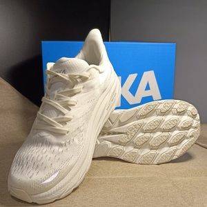 Free people Hoka clifton one one white